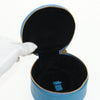 Chanel Vintage Timeless Round Jewelry Case Caviar
