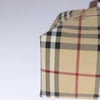 Secondhand Burberry Top Handle Tote Haymarket