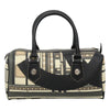 Chanel Le Train Boston Bag Printed Coated Canvas