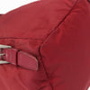 Secondhand Prada Front Pocket Buckle Backpack Re-Nylon and Shearling