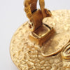 Chanel Vintage Round CC Clip-On Earrings Metal