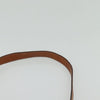 Celine Vintage Macadam Circle Logo Shoulder Bag Canvas and Leather