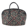 Secondhand Chanel Optic Coco Bowler Bag Printed Coated Canvas with Caviar