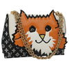 Secondhand Louis Vuitton Orange Cat Shoulder Bag Limited Edition Grace Coddington Epi Leather and Catogram