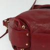 Secondhand Chloe Angie Tote Red Leather Accessories