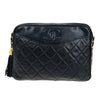Chanel Vintage Camera Tassel Bag Quilted Leather