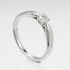 Secondhand Tiffany & Co. Harmony Solitaire Ring Platinum with RBC Diamond