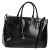 Prada Double Zip Lux Tote Vernice Saffiano Leather