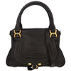 Secondhand Chloe Marcie Satchel Black Leather Bags