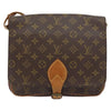 Louis Vuitton Cartouchiere Handbag Monogram Canvas