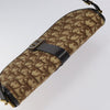 Christian Dior Vintage CD Flap Shoulder Bag Canvas