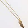 Secondhand Christian Dior CD Pendant Necklace Gold-plated
