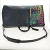 Secondhand Louis Vuitton Keepall Bandouliere Bag Limited Edition Damier Cobalt Jungle