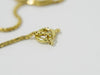 Tiffany & Co. Heart Pendant Necklace 18K Yellow Gold with Diamonds