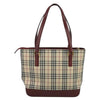 Secondhand Burberry Nova Check Tote canvas check pattern
