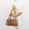 Secondhand MCM Visetos logogramme Handbag Canvas and