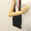 Secondhand Gucci Web Strap Zip Messenger Bag GG