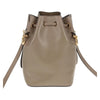 Fendi Logo Mon Tresor Bucket Bag Leather