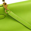 Secondhand Hermes Kelly Handbag Green Gulliver with Gold Hardware