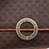 Secondhand Celine Vintage Macadam Circle Logo Shoulder Bag Canvas and