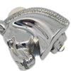 Hermes Horse Head Clip-On Earrings Metal
