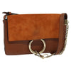 Chloe Faye Shoulder Bag Suede