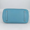 Hermes Birkin Handbag Blue Togo with Palladium Hardware
