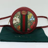 Gucci Ophidia Round Backpack Flora GG Coated Canvas