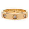 Secondhand Cartier Love Wedding Band 8 Diamonds Ring 18K Yellow Gold with Diamonds