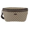 Gucci GG Supreme Belt Bag GG Coated Canvas and Leather