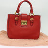 Secondhand Miu Miu Madras Convertible Lock Tote