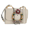 Secondhand Miu Miu Madras Crystal Buckle Shoulder Bag