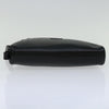Secondhand Burberry Zip Clutch Black Leather Accessories