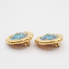 Secondhand Chanel Vintage CC Round Button Clip-On Earrings