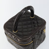 Secondhand Chanel Vanity pouch Black Leather Bags