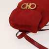 Secondhand Salvatore Ferragamo Gancini Flap Drawstring Backpack