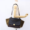 Celine Tricolor Trapeze Bag Leather