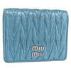 Miu Miu Matelasse Wallet Leather