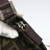 Fendi Vintage Pocket Shoulder Bag Zucca Canvas