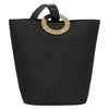 Secondhand Celine Circle logo Black Canvas Bags