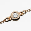 Tiffany & Co. Elsa Peretti Diamonds by the Yard 3 Stone Bracelet 18K Rose Gold with Diamonds