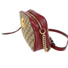 Gucci GG Marmont Shoulder Bag Diagonal Quilted GG Canvas with Leather