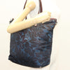 Prada Convertible Tote Printed Tessuto with Saffiano