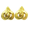 Secondhand Chanel Vintage CC Heart Clip-On Earrings