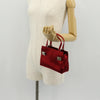 Salvatore Ferragamo Double Gancini Side Buckle Tote Satin