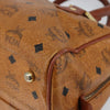 Secondhand MCM Visetos logogramme Handbag Canvas and