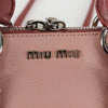 Miu Miu Madras Bowler Bag Leather