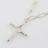 Tiffany & Co. Elsa Peretti Infinity Cross Pendant Necklace Silver 925