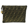 Fendi Vintage Zip Pouch Zucca Canvas