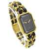 Chanel Premiere Rock Quartz Watch Plated Metal and Leather